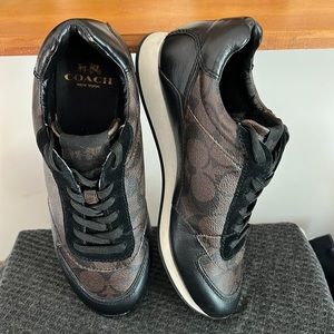 Coach Rebecca Leather Logo Shoe/Sneakers 6.5